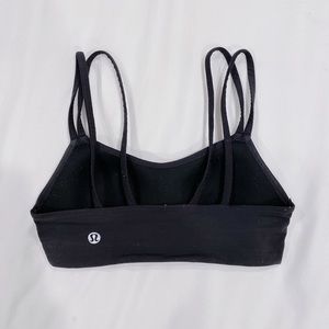 Lululemon Black Strappy Sports Bra